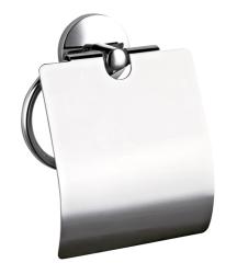 Держатель туалетной бумаги Monaco хром, с крышкой, Nofer 16374.В Nofer