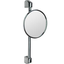 Настенное косметическое зеркало для ванной Vanity с регулировкой по высоте, увеличение х3, хром, Nofer 08012.B Nofer
