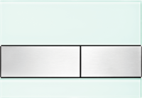 Клавиша смыва TECEsquare II клавиши сталь, шлифованная, сталь, механическая, зеленая, олеофобная, TECE 9240804 TECE