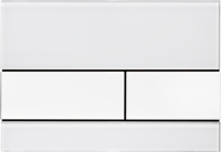 Клавиша смыва TECEsquare стекло, механическая, белая, TECE 9240800 TECE