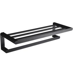 Полка для полотенец Capri 60 см, цвет черный, Nofer 16223.N Nofer
