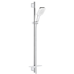 Душевой гарнитур Rainshower SmartActive 130 Cube 3 режима, хром / белый, Grohe 26586LS0 Grohe