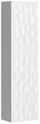 Шкаф-колонна Dune 35х22х133 см, белый глянец, реверсивная установка двери, подвесной монтаж, система push-to-open, Clarberg DUN0535 Clarberg