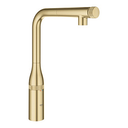Смеситель для кухни с выдвижной лейкой Essence SmartControl матовый, золото, Grohe 31615GN0 Grohe