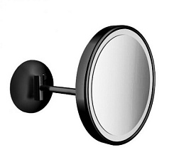 Настенное косметическое зеркало для ванной Pure цвет черный, с подсветкой, Emco 1094 133 08 Emco