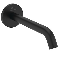 Излив Ceraline nuovo матовый, длина излива 18см, чёрный цвет, неповоротный, Ideal Standard BD973XG Ideal Standard