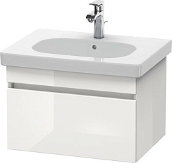 Модуль под раковину DuraStyle 60х45,3х39,8 см, белый глянцевый, Duravit DS638302222 Duravit