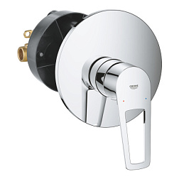Встраиваемый в стену смеситель без излива BauLoop ручка петля, 1 функция, Grohe 29080001 Grohe