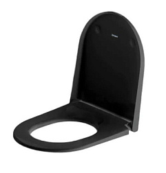 Сиденье для унитаза D-Neo черный матовый, дюропласт, с микролифтом, быстросъемное, Duravit 0021691394 Duravit