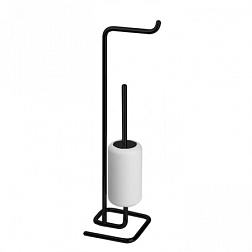 Ёршик Goccia с держателем для  бумаги, цвет черный, Gessi 38067-099 Gessi