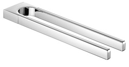 Рожковый полотенцедержатель Collection Moll 34 см, двойной, хром, неповоротный, Keuco 12719010000 Keuco
