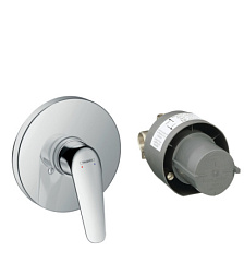 Встраиваемый в стену смеситель без излива Novus 1 функция, Hansgrohe 71068000 Hansgrohe