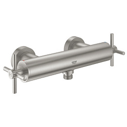 Настенный смеситель без излива Atrio стальной цвет, без лейки, Grohe 26003DC3 Grohe