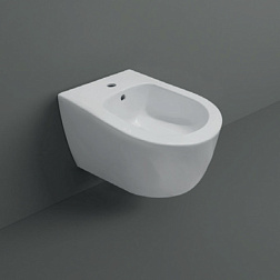 Биде Trevi 37,5х56 см, цвет белый матовый, подвесное, без крышки, Simas TRV19bi matt Simas