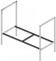 Полка для консоли Adapto 105 см, антрацит, Ideal Standard U8602FY Ideal Standard