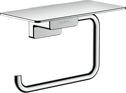 Держатель туалетной бумаги AddStoris с полкой, хром, Hansgrohe 41772000 Hansgrohe