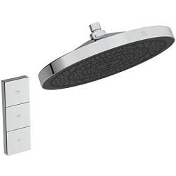 Лейка верхнего душа Solos с пультом, 30 см, round, без держателя, Ideal Standard A7889AA Ideal Standard