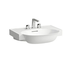 Подвесная раковина The New Classic 60х48х16,5 см, с 3 отверстиями под смеситель, санфарфор, с отв. под смеситель, Laufen 8.1385.3.000.108.1 Laufen