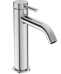 Смеситель для умывальника Ceraline nuovo неповоротный излив, с донным клапаном, холодный старт, Ideal Standard BD959AA Ideal Standard