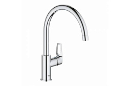 Смеситель для кухни BauLoop ручка-петля, поворотный излив, Grohe 31368001 Grohe