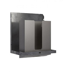 Дозатор бумажных полотенец устанавливается за зеркалом, цвет стальной, Nofer 12053.P Nofer