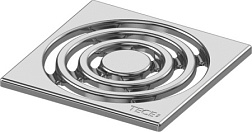 Решетка для душевого трапа TECEdrainpoint S 10 см, круглые отверстия, нержавеющая сталь, TECE 3665002 TECE