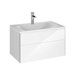 Модуль с раковиной Royal Reflex 79,6 см, белый, искусственный мрамор, подвесной монтаж, Keuco 39603210100 Keuco