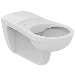 Подвесной унитаз Contour 21 35,5х70 см, для людей с ограниченными возможностями, безободковый, без сиденья, Ideal Standard S034801 Ideal Standard