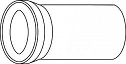 Патрубок для унитаза диаметр 110 см, Jacob Delafon E6275-NF Jacob Delafon