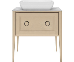 Модуль под раковину Plaza 80х46,6х81 см, капучино, матовое покрытие, Kerama Marazzi PL.CN.80.1+1\CAP.M Kerama Marazzi