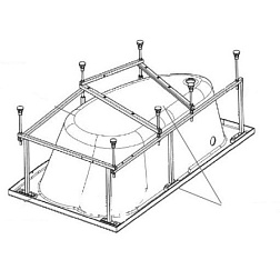 Монтажный комплект для ванны Welna, Roca ZRU9302999 Roca