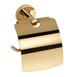 Держатель туалетной бумаги Brilo золото, с крышкой, Bemeta 161112010 Bemeta