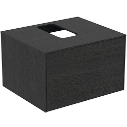 Модуль под раковину Conca 60х50,5х37 см, копченый дуб, система push-to-open, Ideal Standard T3928Y4 Ideal Standard