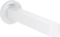 Излив Finoris матовый, длина излива 17,4см, белый цвет, неповоротный, Hansgrohe 76410700 Hansgrohe