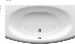Фронтальная панель для ванны Evolution 170 см, белый, Ravak CZ85000A00 Ravak
