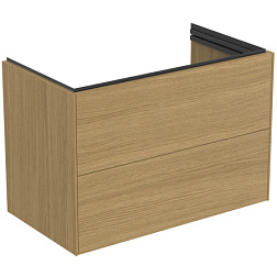 Модуль под раковину Conca 80х44х55 см, светлый дуб, система push-to-open, Ideal Standard T5575Y6 Ideal Standard