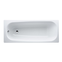 Стальная ванна Pro 160х70 см, с шумоизоляцией, толщина 3.5мм, без антискользящего, Laufen 2.2395.0.000.040.1 Laufen