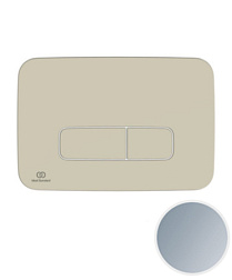 Клавиша смыва Oleas silver storm, пластик, механическая, цвет стальной, Ideal Standard R0459GN Ideal Standard