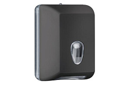 Диспенсер для туалетной бумаги Black чёрный, 350 салфеток, Nofer 04030.N Nofer