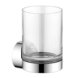 Настенный стакан Reva хром, с держателем, Keuco 12850 019000 Keuco