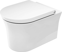 Подвесной унитаз White Tulip 37х54 см, hygieneglaze, без сиденья, Duravit 2576092000 Duravit
