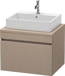 Модуль под раковину DuraStyle 70х54,8х51,2 см, без консоли, лён, Duravit DS531107575 Duravit
