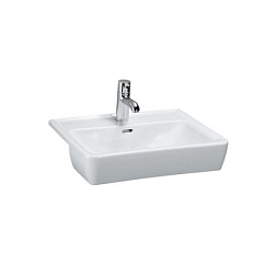 Полувстраиваемая раковина Pro A 56х44х20,5 см, санфарфор, Laufen 8.1296.1.000.108.1 Laufen