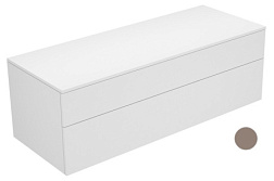 Тумба для ванной Edition 400 2 ящика, трюфель, подвесной монтаж 140х53,5х47,2 см, Keuco 31763170000 Keuco