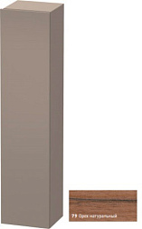 Шкаф-колонна DuraStyle 40х36х180 см, корпус-базальт матовый, фронт-орех натуральный, правый, подвесной монтаж, Duravit DS1229R7943 Duravit