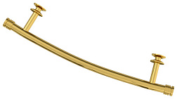 Полка для полотенцесушителя 37 см, выгнутая, золото, Сунержа 03-2011-0370 Сунержа
