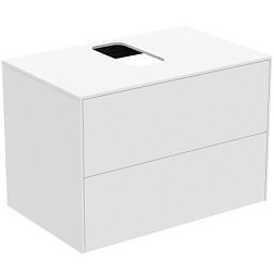 Модуль под раковину Conca 80х50,5х55 см, белый матовый, система push-to-open, Ideal Standard T3941Y1 Ideal Standard