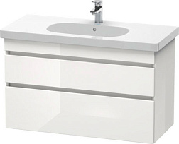 Модуль под раковину DuraStyle 100х45,3х61 см, белый глянцевый, Duravit DS648502222 Duravit