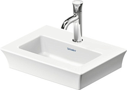 Подвесная раковина White Tulip 45х33х13,5 см, с отв. под смеситель, санфарфор, Duravit 0737450041 Duravit