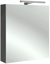 Зеркало 60х65 см, розетка, правссторонний, белый глянцевый, с подсветкой, Jacob Delafon EB1362D-N18 Jacob Delafon